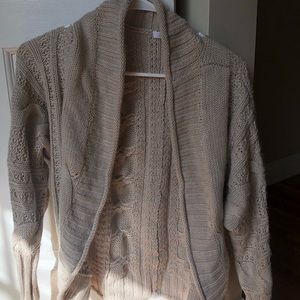 Delia’s Beige Cardigan